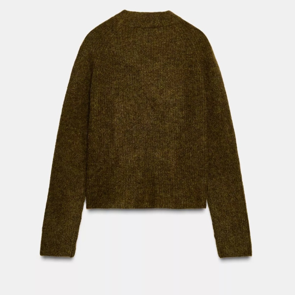 Zara Brown Khaki Sweater - Picture 6 of 9